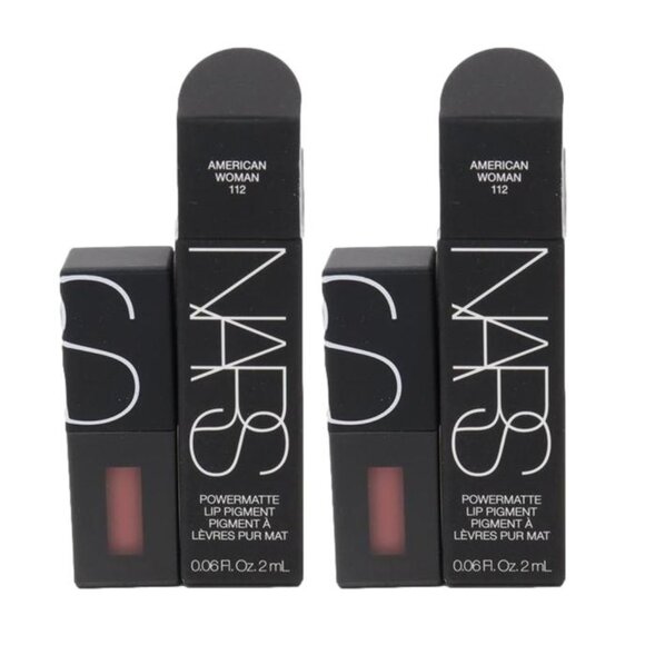 2X Nars Powermatte Lip Pigment American Women Mini 0.06oz/2ml New With Box - Picture 1 of 3